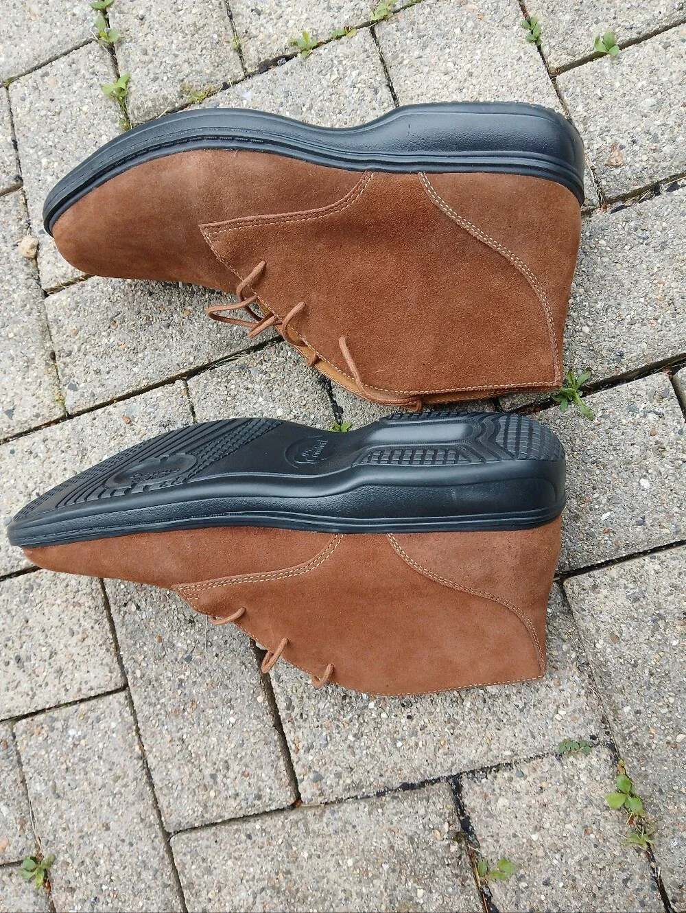 Dr.Comfort Men’s Brown Leather Upper  Lace-Up Casual Boot Size 13W.